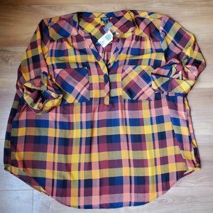 NWT Torrid Harper Georgette Pullover Size 3X